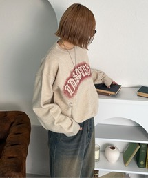 ダメージ加工ニット