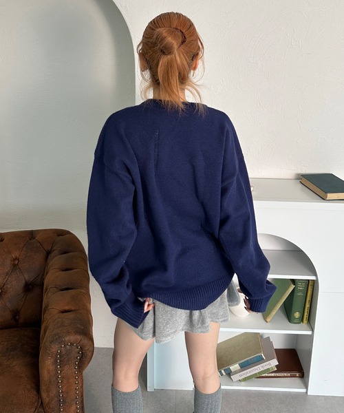 セール】ダメージ加工ニット（ニット/セーター）｜sedacle（セダクル