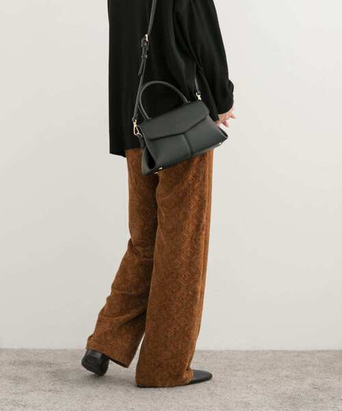 URBAN RESEARCH DOORS（アーバンリサーチドアーズ）の「起毛レースイージーパンツ（その他パンツ・レディース・ブラウン/アイボリー・MEDIUM）」の15枚目の写真