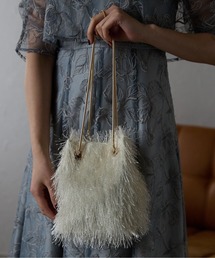 &Robu. | シャギー巾着2WAYバッグ お呼ばれ パーティ 結婚式(ショルダーバッグ)