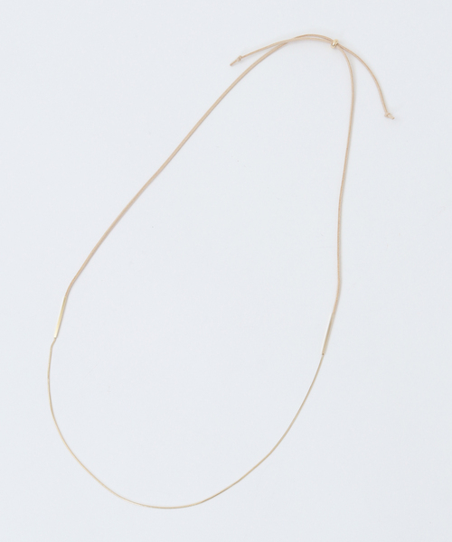 MELROSE claire（メルローズ クレール）の「【スエード×チェーン2本セットのネックレス】（ネックレス・レディース・ベージュ・FREE）」の2枚目の写真