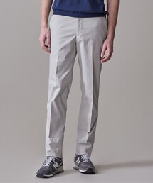 洗練されたデザインと機能性【ストレッチ】トリコチン ステムテーパード パンツ