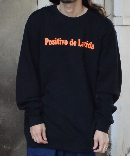 MODISH GAZE(モディシュガゼ)の「【MODISH GAZE】オーバルロゴ Positivo de Lavida 裏毛スウェット(CP)(スウェット・レディース・ブラック/杢グレー/ホワイト・L/M)」の18枚目の写真