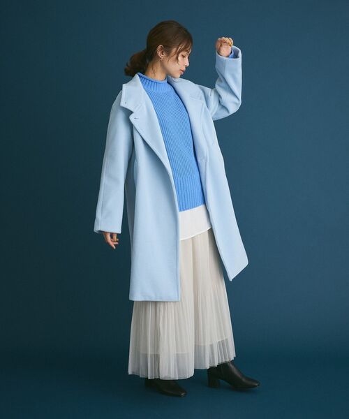 Green　Parks（グリーンパークス）の「mokoモールモックネックニットプルオーバー（ニット/セーター・レディース・イエロー/ホワイト系その他2/ブルー/グレー/その他7・FREE）」の22枚目の写真