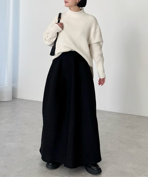 Green　Parks（グリーンパークス）の「mokoモールモックネックニットプルオーバー（ニット/セーター・レディース・イエロー/ホワイト系その他2/ブルー/グレー/その他7・FREE）」の10枚目の写真