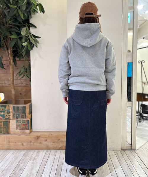 SNOOPY×OLD BETTY'S(スヌーピーカケルオールドベティーズ)の「SNP Sweat Full Zip Parka(パーカー・メンズ・杢グレー・M/L/S)」の4枚目の写真