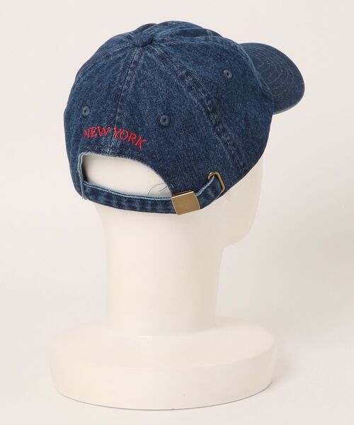 BROOKLYN OVERALL（ブルックリンオーバーオール）の「デニムウォッシュローキャップ（キャップ・メンズ・ネイビー/ブルー・FREE）」の6枚目の写真