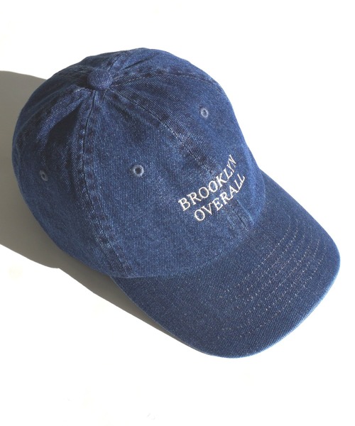 BROOKLYN OVERALL（ブルックリンオーバーオール）の「デニムウォッシュローキャップ（キャップ・メンズ・ネイビー/ブルー・FREE）」の2枚目の写真