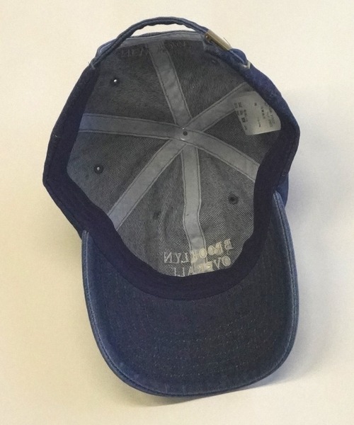 BROOKLYN OVERALL（ブルックリンオーバーオール）の「デニムウォッシュローキャップ（キャップ・メンズ・ネイビー/ブルー・FREE）」の9枚目の写真