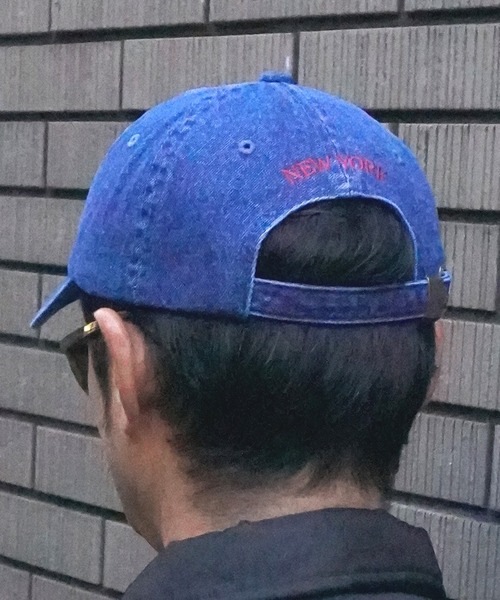 BROOKLYN OVERALL（ブルックリンオーバーオール）の「デニムウォッシュローキャップ（キャップ・メンズ・ネイビー/ブルー・FREE）」の15枚目の写真