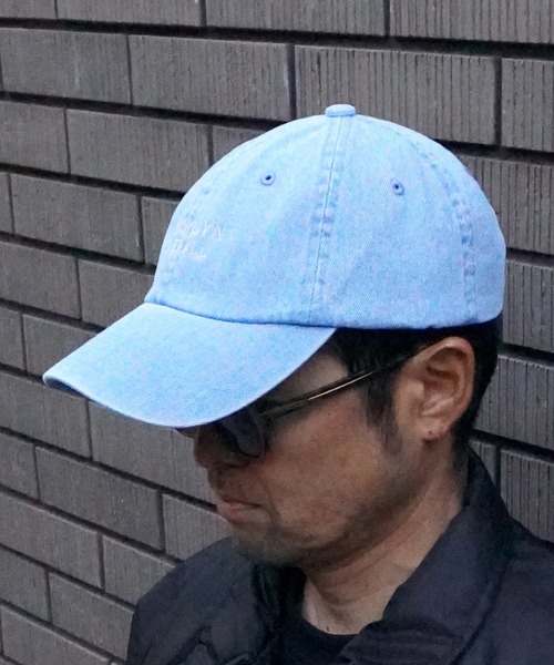 BROOKLYN OVERALL（ブルックリンオーバーオール）の「デニムウォッシュローキャップ（キャップ・メンズ・ネイビー/ブルー・FREE）」の19枚目の写真
