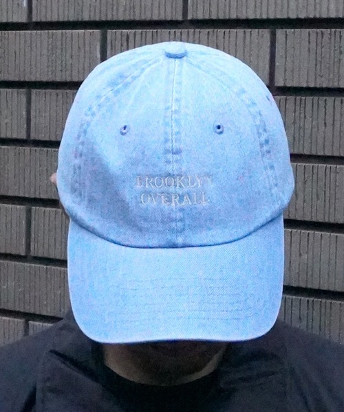 BROOKLYN OVERALL（ブルックリンオーバーオール）の「デニムウォッシュローキャップ（キャップ・メンズ・ネイビー/ブルー・FREE）」の18枚目の写真