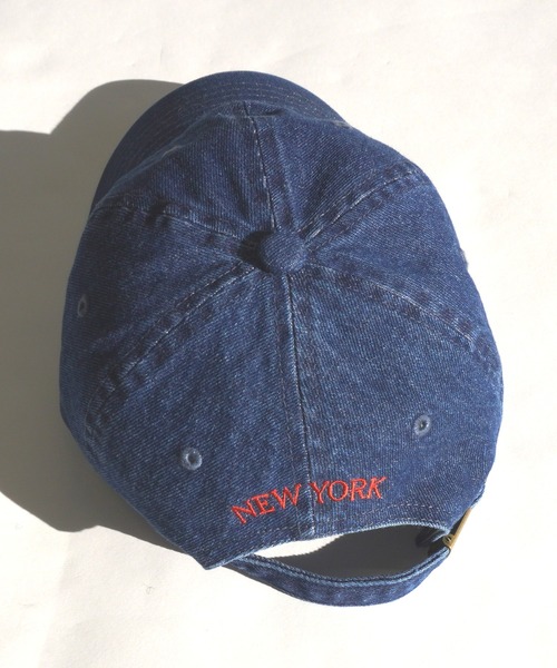 BROOKLYN OVERALL（ブルックリンオーバーオール）の「デニムウォッシュローキャップ（キャップ・メンズ・ネイビー/ブルー・FREE）」の20枚目の写真