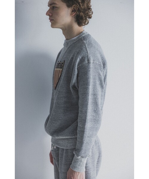 WAREHOUSE(ウエアハウス)の「WAREHOUSE & CO. / 別注 1924 SWEAT SHIRT(スウェット・メンズ・グレー・44/42/40/38)」の4枚目の写真