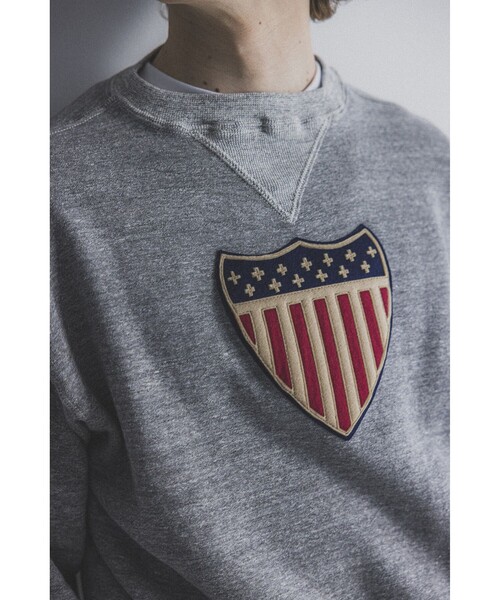 WAREHOUSE(ウエアハウス)の「WAREHOUSE & CO. / 別注 1924 SWEAT SHIRT(スウェット・メンズ・グレー・44/42/40/38)」の7枚目の写真