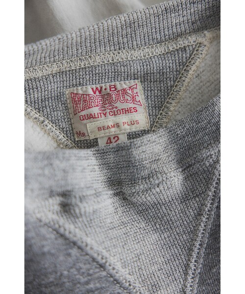 WAREHOUSE(ウエアハウス)の「WAREHOUSE & CO. / 別注 1924 SWEAT SHIRT(スウェット・メンズ・グレー・44/42/40/38)」の8枚目の写真