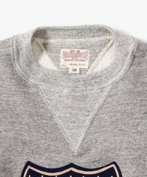 WAREHOUSE(ウエアハウス)の「WAREHOUSE & CO. / 別注 1924 SWEAT SHIRT(スウェット・メンズ・グレー・44/42/40/38)」の10枚目の写真
