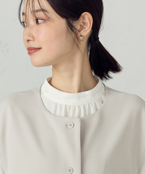 COMME CA ISM（コムサイズム）の「２ＷＡＹ ジレワンピース（ワンピース・レディース・ブラック/ライトグレー/ベージュ・FREE）」の18枚目の写真