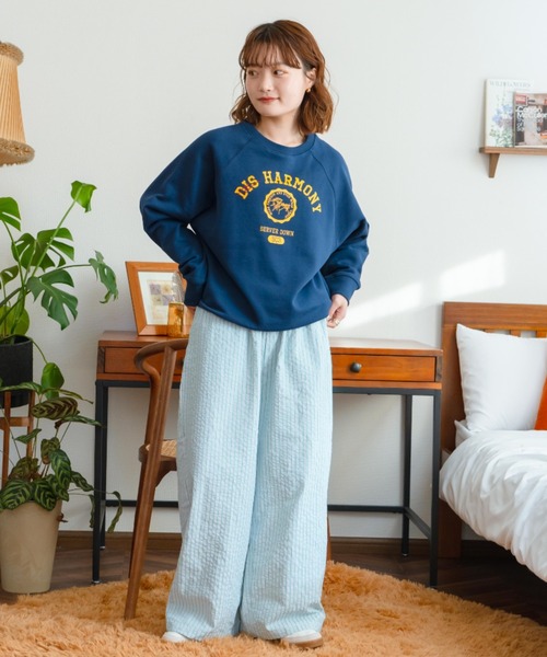 eLur(エラー)の「【eLur】ストライプパンツ(パジャマ)(その他パンツ・レディース・ライトブルー/アイボリー・FREE)」の18枚目の写真