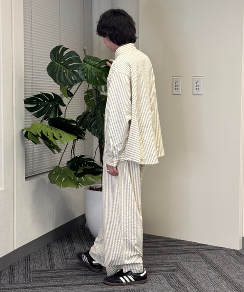 eLur(エラー)の「【eLur】ストライプパンツ(パジャマ)(その他パンツ・レディース・ライトブルー/アイボリー・FREE)」の11枚目の写真