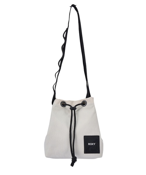 ROXY(ロキシー)の「SMART PURSE /ロキシー巾着ショルダーバック(ショルダーバッグ・レディース・ブラック/ベージュ・FREE)」の9枚目の写真