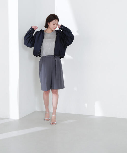 セール】◇シアーフォルムフーディーブルゾン（ブルゾン