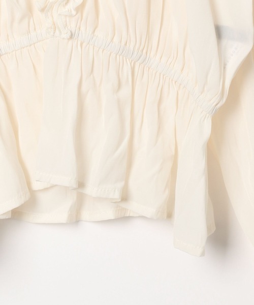 Heather（ヘザー）の「2WAYボリュームフリルブラウス　322068（シャツ/ブラウス・レディース・ピンク系その他/ブラック系その他/アイボリー/ブラック・FREE）」の9枚目の写真