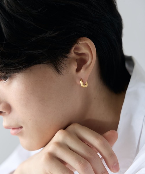 スナップピアス] オクタゴン（ピアス（両耳用））｜Jouete