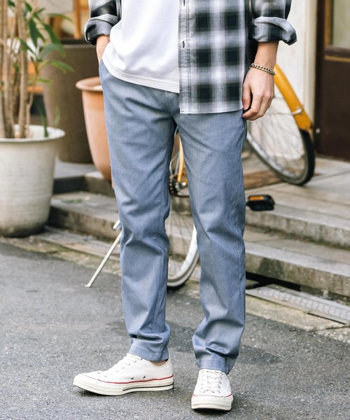 Rocky Monroe(ロッキーモンロー)の「接触冷感 多機能ストレッチイージーテーパードパンツ(その他パンツ・メンズ・ベージュ/グレー/オフホワイト/ブラック/インディゴブルー/ネイビー/サックスブルー/カーキ/ブルーグレー/チャコール・S/M/L/XL)」の9枚目の写真