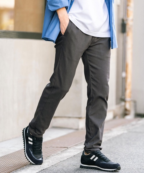 Rocky Monroe(ロッキーモンロー)の「接触冷感 多機能ストレッチイージーテーパードパンツ(その他パンツ・メンズ・ベージュ/グレー/オフホワイト/ブラック/インディゴブルー/ネイビー/サックスブルー/カーキ/ブルーグレー/チャコール・S/M/L/XL)」の6枚目の写真
