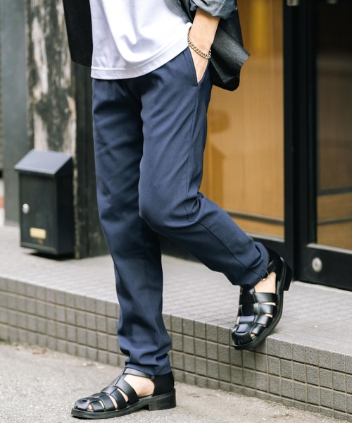 Rocky Monroe(ロッキーモンロー)の「接触冷感 多機能ストレッチイージーテーパードパンツ(その他パンツ・メンズ・ベージュ/グレー/オフホワイト/ブラック/インディゴブルー/ネイビー/サックスブルー/カーキ/ブルーグレー/チャコール・S/M/L/XL)」の13枚目の写真