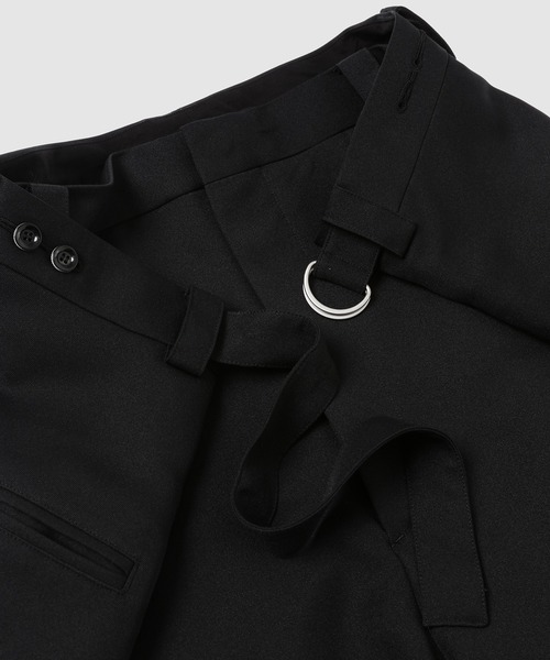 ANREALAGE（アンリアレイジ）の「WRAP POLYESTER SLACKS（スラックス・メンズ・ブラック・48/46/38）」の5枚目の写真