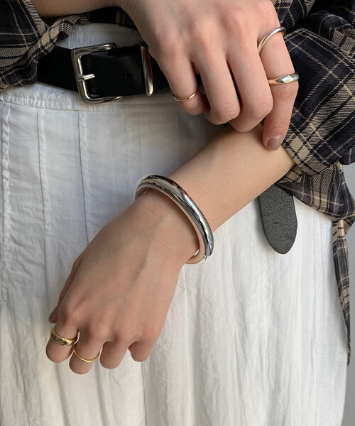 DouDou（ドゥドゥ）の「パイプバングル（ブレスレット・レディース・シルバー/ゴールド・FREE）」の14枚目の写真