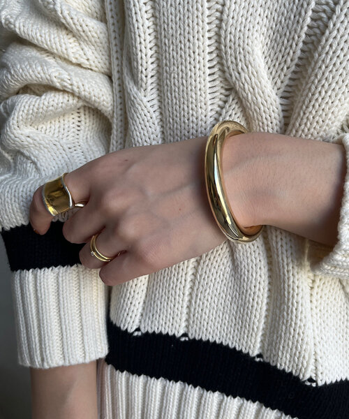 DouDou（ドゥドゥ）の「パイプバングル（ブレスレット・レディース・シルバー/ゴールド・FREE）」の17枚目の写真