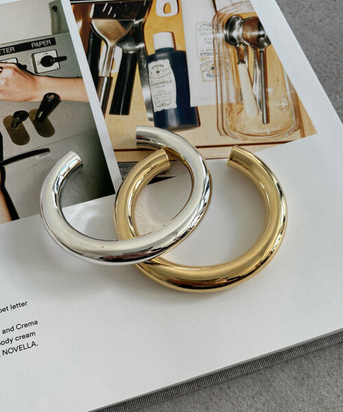 DouDou（ドゥドゥ）の「パイプバングル（ブレスレット・レディース・シルバー/ゴールド・FREE）」の20枚目の写真