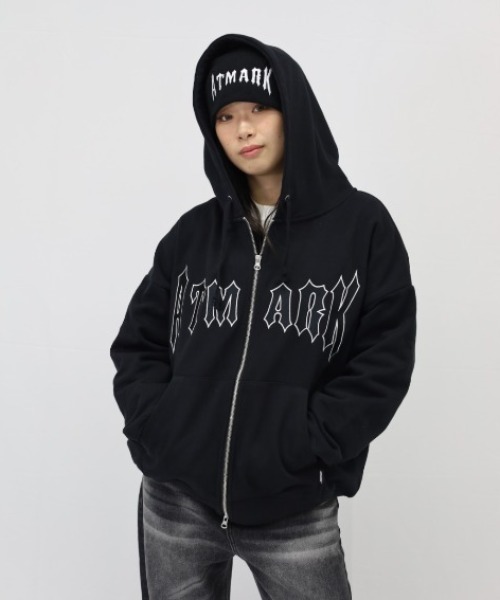 nagonstans ブラック パーカー 新品未使用 楽天市場】ラインパーカー パーカー レディース トップス 長袖