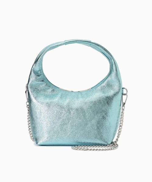 LAURA DI MAGGIO（ローラディマッジオ）の「(LAURA DI MAGGIO)ワンハンドルミニバッグ（ショルダーバッグ・レディース・ブルー/ブラウン・ONE SIZE）」の12枚目の写真