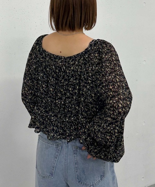 archives（アルシーヴ）の「花柄アソート楊柳ブラウスアンサンブル（シャツ/ブラウス・レディース・オフホワイト/ピンク/ブラック/アイボリー・MEDIUM）」の16枚目の写真