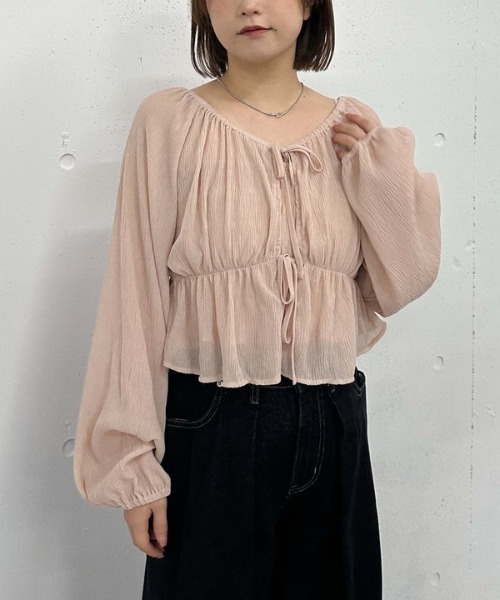 archives（アルシーヴ）の「花柄アソート楊柳ブラウスアンサンブル（シャツ/ブラウス・レディース・オフホワイト/ピンク/ブラック/アイボリー・MEDIUM）」の20枚目の写真