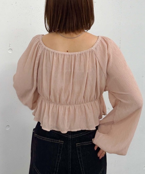 archives（アルシーヴ）の「花柄アソート楊柳ブラウスアンサンブル（シャツ/ブラウス・レディース・オフホワイト/ピンク/ブラック/アイボリー・MEDIUM）」の21枚目の写真