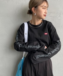 【WEB限定】[CHUMS/チャムス] 袖プリント ロングスリーブＴシャツ