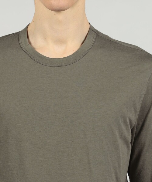 JAMES PERSE(ジェームスパース)の「リュクスジャージー ロングスリーブTシャツ MELJ3246(Tシャツ/カットソー・メンズ・ダークグリーン・1/2/0)」の5枚目の写真
