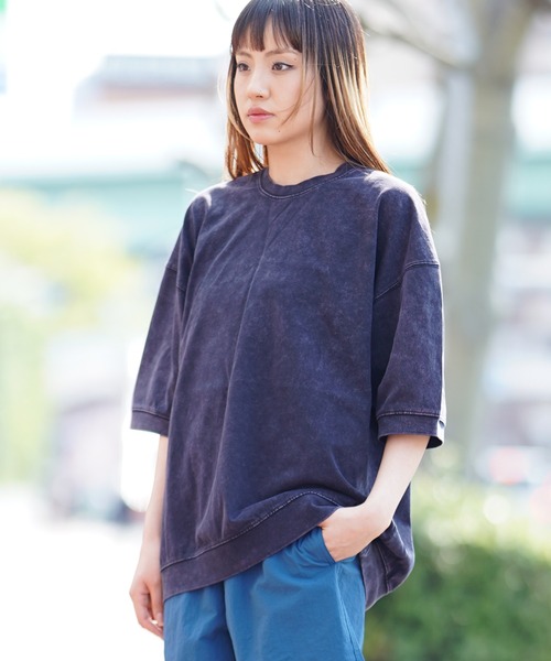 FIEVOLE フィエボーレ オーバーサイズ ピグメント TEE