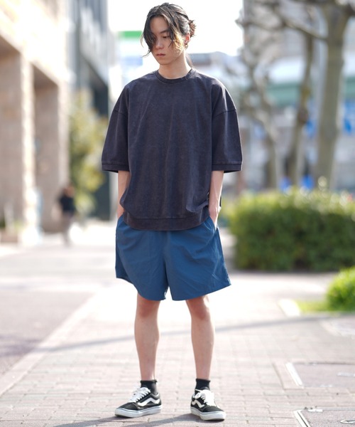 FIEVOLE(フィエボーレ)の「FIEVOLE フィエボーレ オーバーサイズ ピグメント TEE Tシャツ(Tシャツ/カットソー・メンズ・ブラック/ダークブラウン・MEDIUM/LARGE)」の17枚目の写真