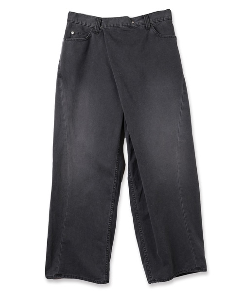 Jieda（ジエダ）の「OVER RAP CHINO PANTS（チノパンツ・メンズ・ブラック/ベージュ・1/2）」の12枚目の写真