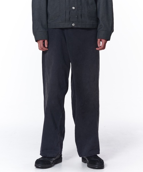 Jieda（ジエダ）の「OVER RAP CHINO PANTS（チノパンツ・メンズ・ブラック/ベージュ・1/2）」の8枚目の写真