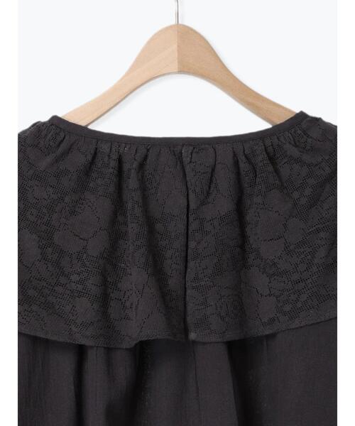 Samansa Mos2（サマンサ モスモス）の「オーバーレース襟ブラウス（シャツ/ブラウス・レディース・グレー/キナリ/チャコールグレー・F）」の19枚目の写真