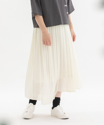 シフォンランダムプリーツスカート