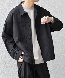 SHIPS any:〈撥水/軽量/ストレッチ〉SOLOTEX(R) シアサッカー トラック ブルゾン 25SS(セットアップ対応)◇