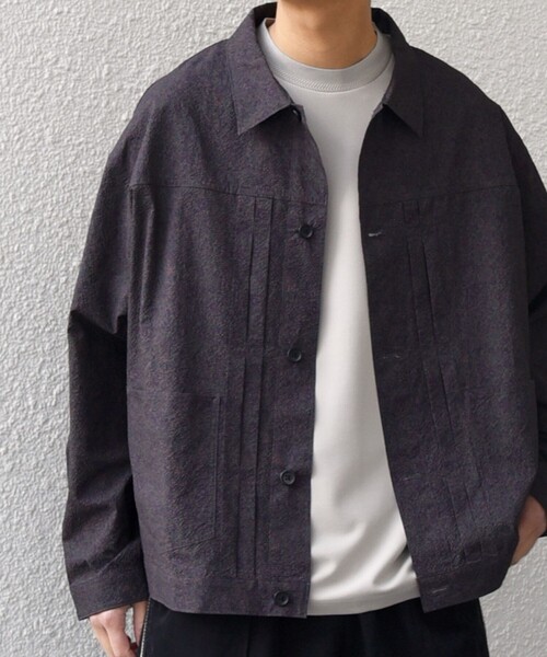 SHIPS any軽量SOLOTEXシアサッカー トラック ブルゾン 25SS SHIPS｜SHIPS any:<撥水/軽量/ストレッチ>SOLOTEX(R) シア